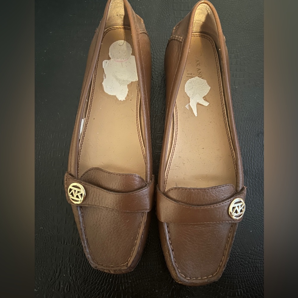 Anne Klein Sz 8 Iflex leather loafer